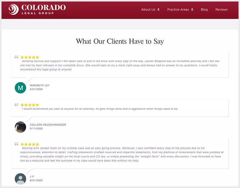attorney ratings seo