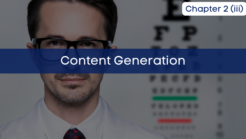 Chapter 2 (iii) Content Generation